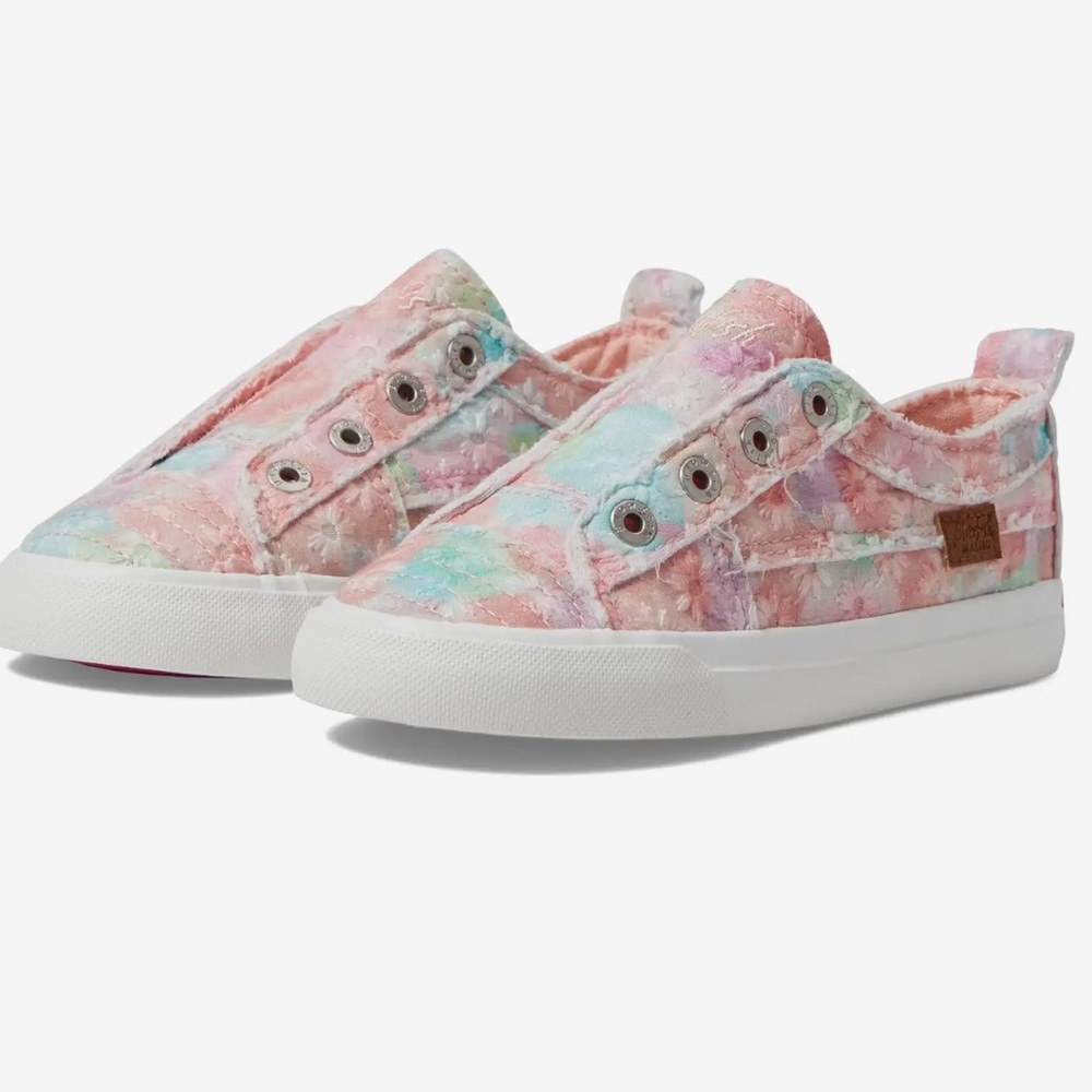 Blowfish Malibu Kids  kids pink sneaker pull on slip on  ZS-0061K Papaya Swirly